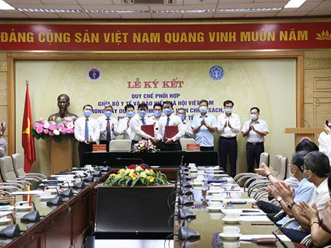 Bộ Y tế và BHXH Việt Nam ký kết Quy chế phối hợp xây dựng, tổ chức thực hiện chính sách, pháp luật BHYT