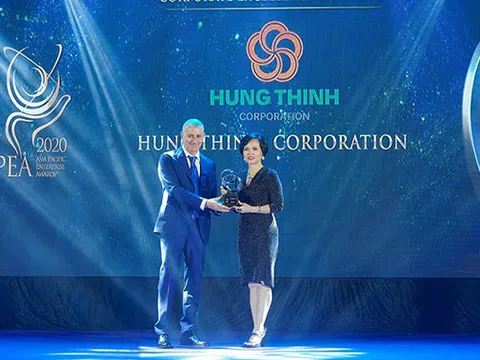 Tập đoàn Hưng Thịnh nhận giải thưởng Doanh nghiệp Việt Nam xuất sắc châu Á 2020