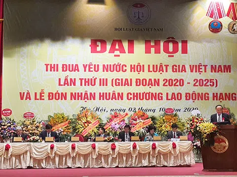 Hội Luật gia Việt Nam gương mẫu đi đầu trong phong trào thi đua yêu nước, vì sự nghiệp xây dựng Nhà nước pháp quyền Việt Nam XHCN và bảo vệ công lý (*)