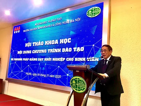 Hội thảo khoa học nội dung chương trình đào tạo và phương pháp giảng dạy khởi nghiệp cho sinh viên