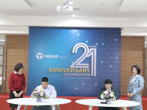 Lễ ký kết triển khai đào tạo thực hành cho sinh viên Dược khoa khóa 21 tại Công ty Cổ phần Tập đoàn Merap