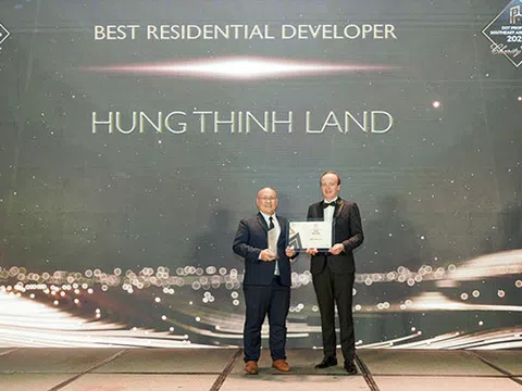 Hưng Thịnh Land nhận giải thưởng nhà phát triển bất động sản nhà ở tốt nhất Đông Nam Á 2020