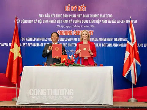 Hiệp định UKVFTA sẽ có hiệu lực ngay trước thềm năm mới 2021