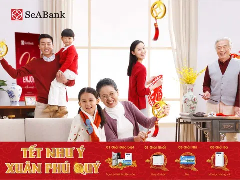 “Tết như ý – Xuân phú quý” với gần 12.000 quà tặng hấp dẫn từ SeABank