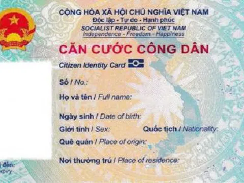 Bộ Công an chính thức quy định mẫu thẻ căn cước công dân gắn chíp