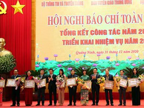 Đồng chí Võ Văn Thưởng nêu 7 nhiệm vụ báo chí cần làm tốt trong năm 2021