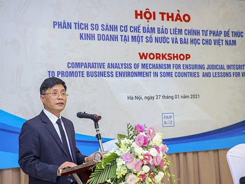 Hội thảo Phân tích so sánh cơ chế đảm bảo liêm chính tư pháp để thúc đẩy kinh doanh tại một số nước và bài học cho Việt Nam