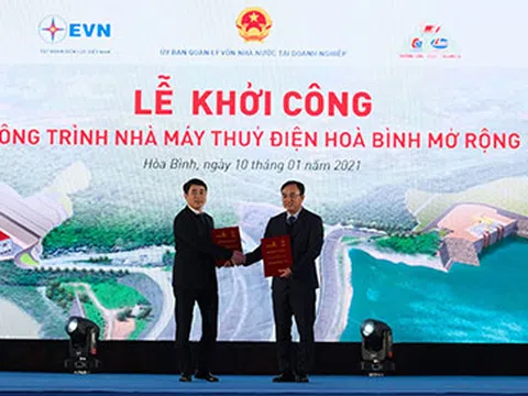 Vietcombank cấp khoản tín dụng 4.000 tỷ đồng tài trợ xây dựng công trình nhà máy thủy điện Hòa Bình mở rộng của Tập đoàn Điện lực Việt Nam
