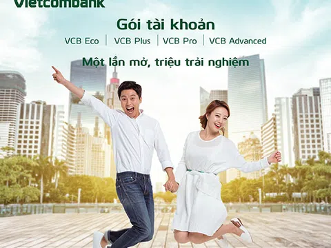 Vietcombank ra mắt 4 gói tài khoản đặc biệt vượt trội dành cho khách hàng cá nhân