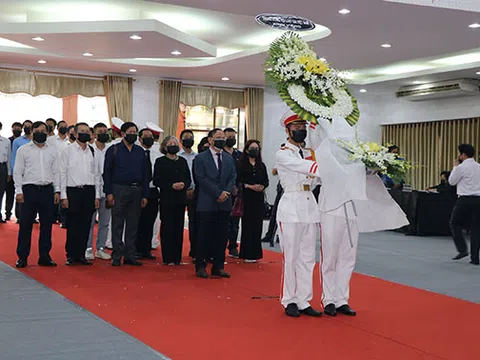 Đoàn Trung ương Hội Luật gia Việt Nam viếng nguyên Phó Thủ tướng Trương Vĩnh Trọng