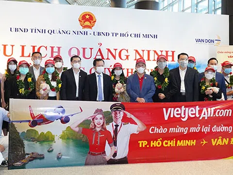 Vietjet "xông đất" sân bay Vân Đồn năm mới Tân Sửu