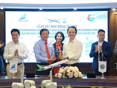 Bamboo Airways là nhà tài trợ Vàng Giải bóng chuyền Vô địch quốc gia 2021