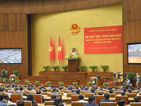 7.000 điểm cầu tham gia hội nghị trực tuyến toàn quốc nghiên cứu, học tập, quán triệt, tuyên truyền nghị quyết đại hội lần thứ XIII của Đảng