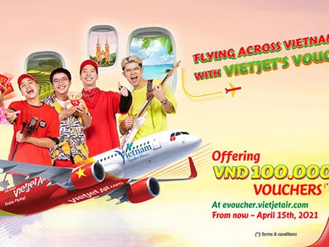 Có hẹn với bầu trời, nhận voucher bay muôn nơi cùng Vietjet