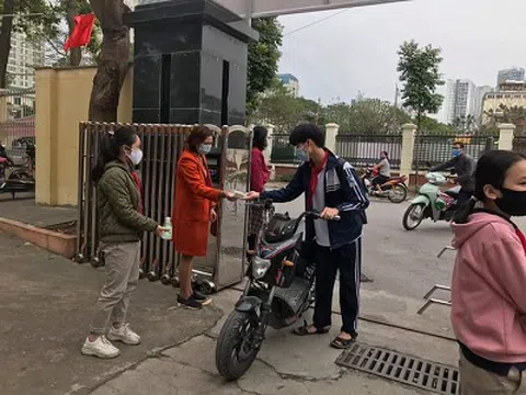 Trường THCS Mễ Trì (Quận Nam Từ Liêm-Hà Nội): Thực hiện tốt công tác xây dựng trường học an toàn trong phòng chống dịch Covid-19