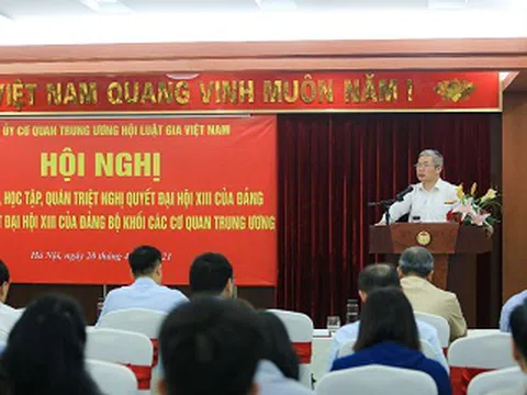 Đảng bộ cơ quan Trung ương Hội Luật gia VN tổ chức quán triệt và triển khai thực hiện Nghị quyết Đại hội XIII của Đảng