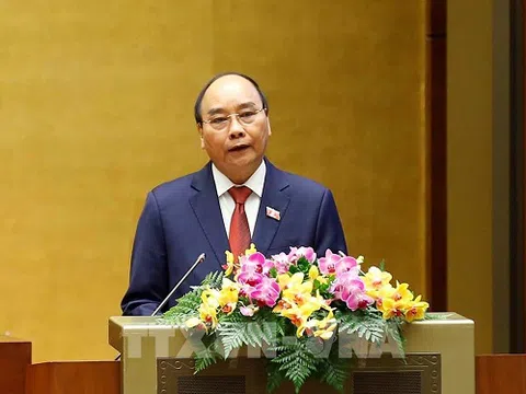 Kỳ họp thứ 11, Quốc hội khóa XIV: Ông Nguyễn Xuân Phúc trúng cử chức vụ Chủ tịch nước với 97,5% đại biểu tán thành