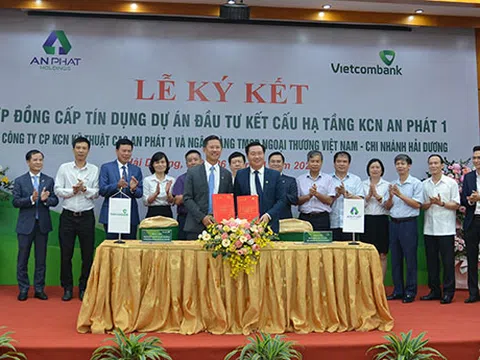 Vietcombank Hải Dương ký kết hợp đồng cấp tín dụng 1.200 tỷ đồng với Công ty CP KCN kỹ thuật cao An Phát 1