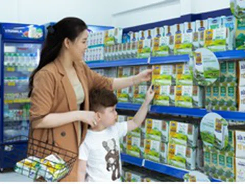 Vinamilk liên tục dẫn đầu ngành hàng sữa nước nhiều năm liền