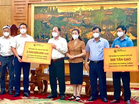 T&T Group ủng hộ 1.000 tấn gạo và 5 tỷ đồng tiếp sức cho Bắc Ninh, Bắc Giang chống dịch