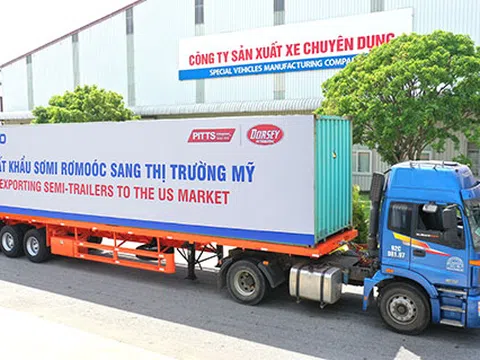 THACO đẩy mạnh xuất khẩu sơmi rơmoóc sang thị trường Mỹ