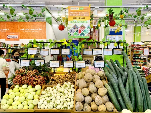 BRGMart bán hàng không lợi nhuận hỗ trợ tiêu thụ nông sản Bắc Giang