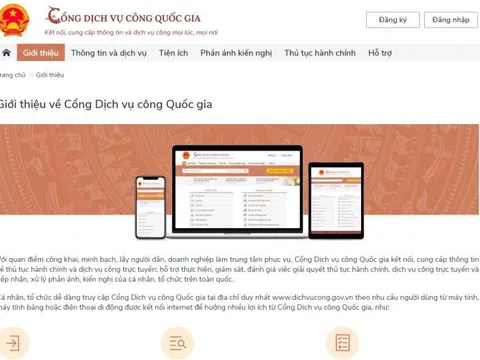 Trên 14 tỷ đồng giao dịch trực tuyến tài chính về đất đai qua Cổng Dịch vụ công Quốc gia