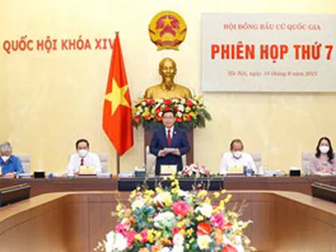 Thông qua nghị quyết công bố kết quả bầu cử, danh sách đại biểu Quốc hội khóa XV