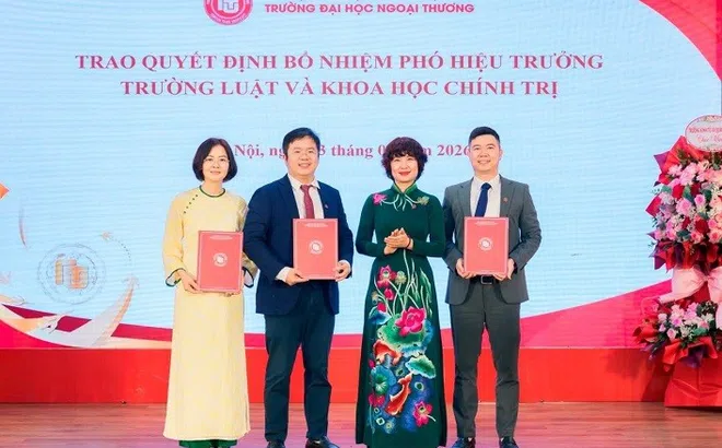 Trường Đại học Ngoại thương thành lập 4 trường trực thuộc, lần đầu tiên Việt Nam có Trường Luật và Khoa học Chính trị